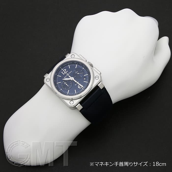 新品)BELL & ROSS ベル&ロス BR 03-94 クロノグラフ BLUE STEEL BR0394