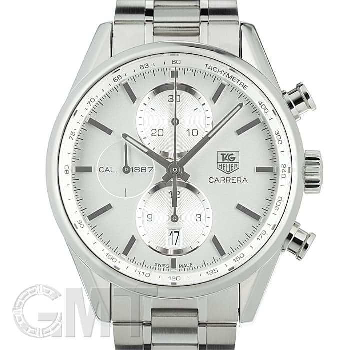 高精度　TAG HEUER　タグ ホイヤー1887 CAR2111 中古)TAG HEUER タグ・ホイヤー カレラ Cal.1887 クロノグラフ CAR2111
