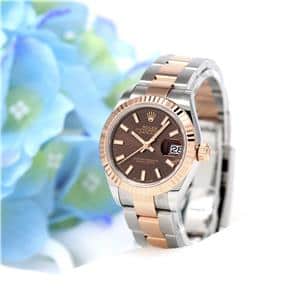 ROLEX ロレックス デイトジャスト 279171 チョコレート オイスターブレスレット メイン