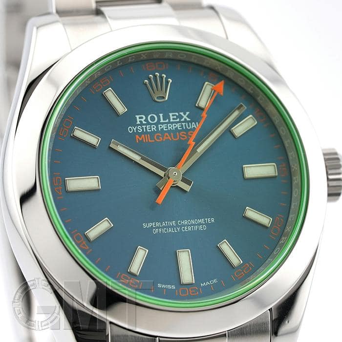 中古)ROLEX ロレックス ミルガウス 116400GV Zブルー（商品ID
