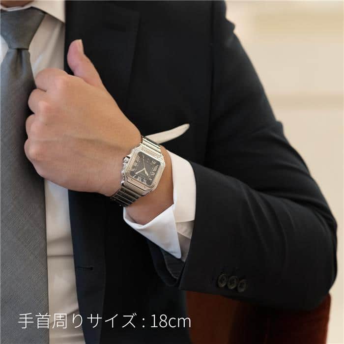 カルティエ Cartier サントスドゥカルティエ LM用　純正アリゲーター　赤 カルティエ Cartier サントスドゥカルティエ LM用 純正