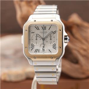 CARTIER カルティエ サントス ドゥ カルティエ クロノグラフ ウォッチ W2SA0008 メイン