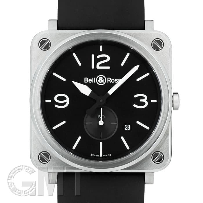 新品)BELL & ROSS ベル&ロス BR S スティール BRS-BLC-ST ブラック