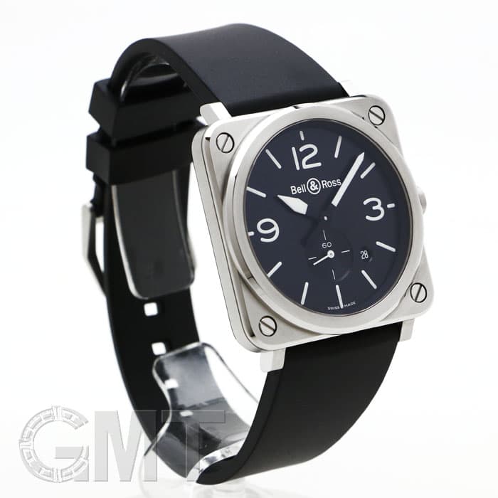 新品)BELL & ROSS ベル&ロス BR S スティール BRS-BLC-ST ブラック