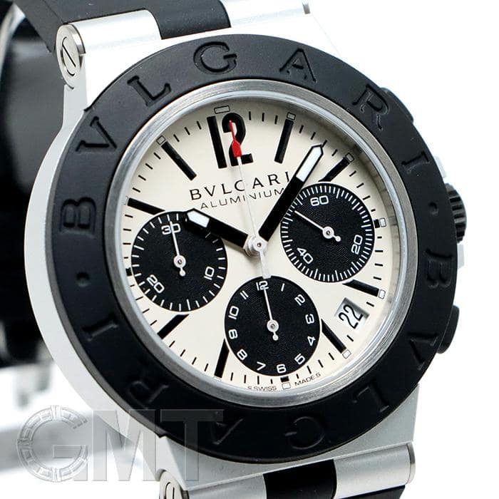 中古)BVLGARI ブルガリ アルミニウム クロノグラフ 103383（商品ID