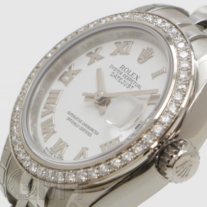 新品)ROLEX ロレックス デイトジャスト 179384 ホワイトローマ（商品ID