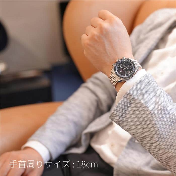 新品)OMEGA オメガ スピードマスター ムーンフェイズ メテオライト