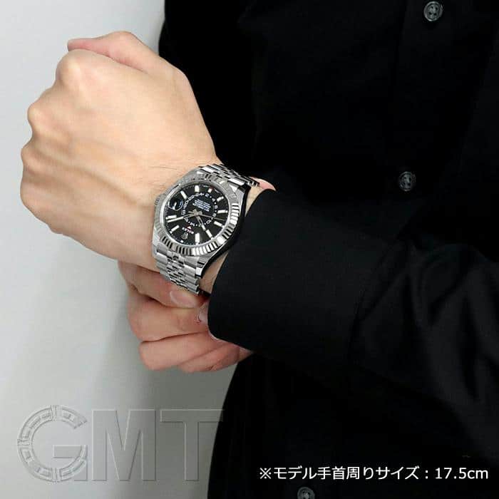 ROLEX 純正ジュビリーブレス　スカイドゥエラー326934  336934 新品)ROLEX ロレックス スカイドゥエラー 326934 ブラック