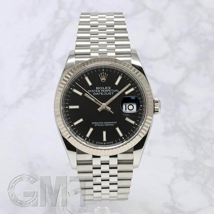 中古)ROLEX ロレックス デイトジャスト 126234 ブラック ジュビリー