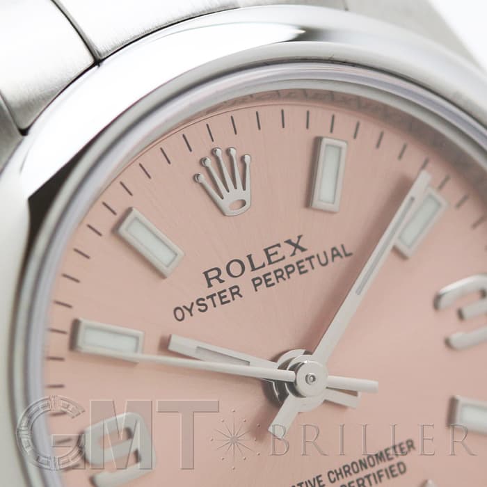 ロレックス ROLEX オイスターパーペチュアル レディース 自動巻き 腕時計 SS ピンク文字盤 Z番 2006～2007年 176210 中古 新入荷 RO0298 オイスター パーペチュアル ロレックス ROLEX オイスター