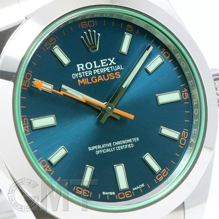 未使用)ROLEX ロレックス ミルガウス 116400GV Zブルー（商品ID