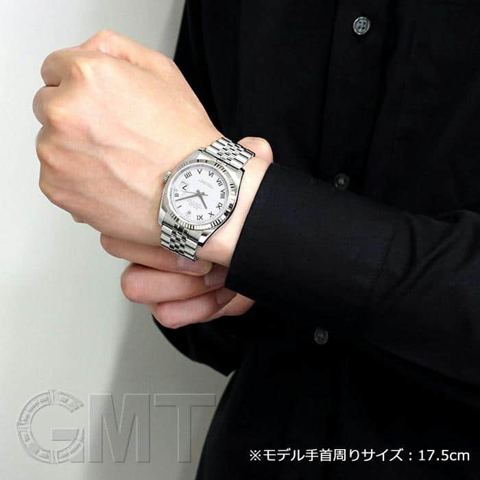 中古)ROLEX ロレックス デイトジャスト 116234 ホワイトローマ