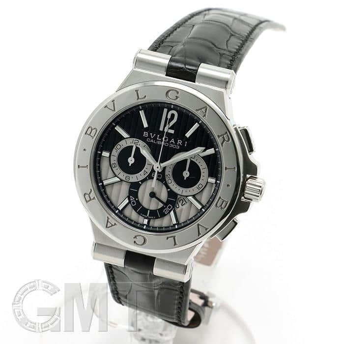 中古)BVLGARI ブルガリ ディアゴノ カリブロ303 DG42BSLDCH（商品ID