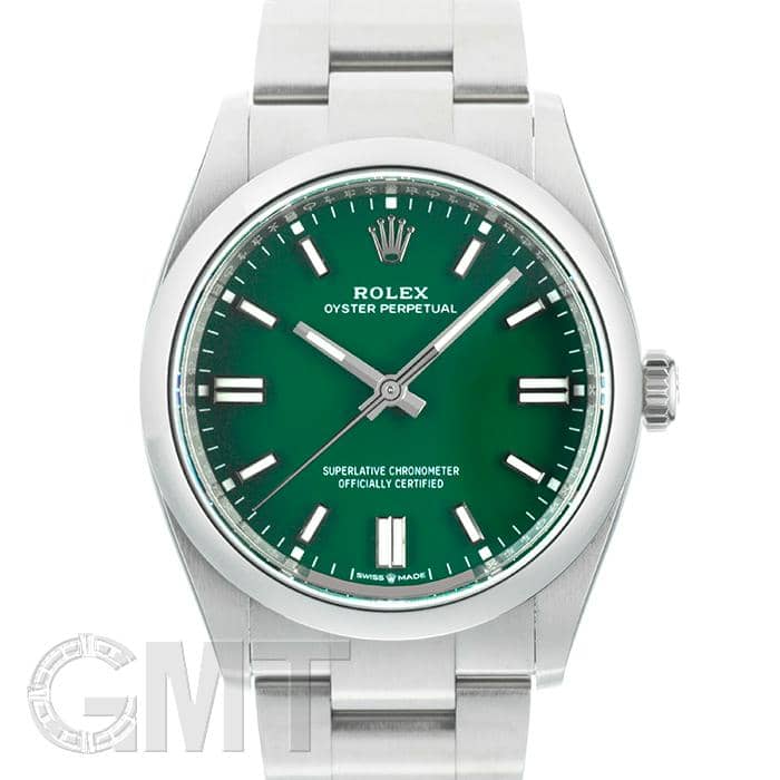 中古)ROLEX ロレックス オイスターパーペチュアル 36 126000 グリーン