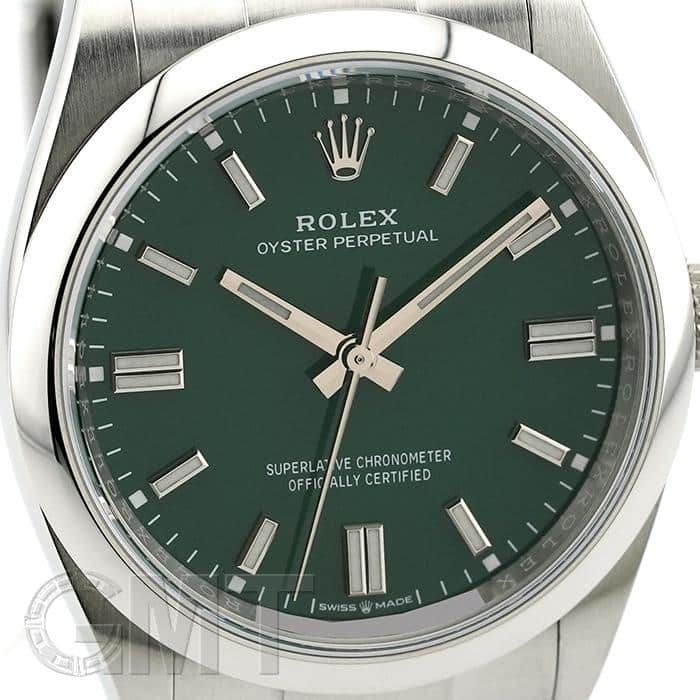 中古)ROLEX ロレックス オイスターパーペチュアル 36 126000 グリーン