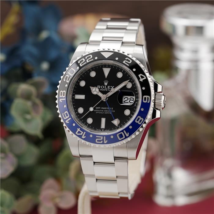 中古)ROLEX ロレックス GMTマスター II 126710BLNR オイスター