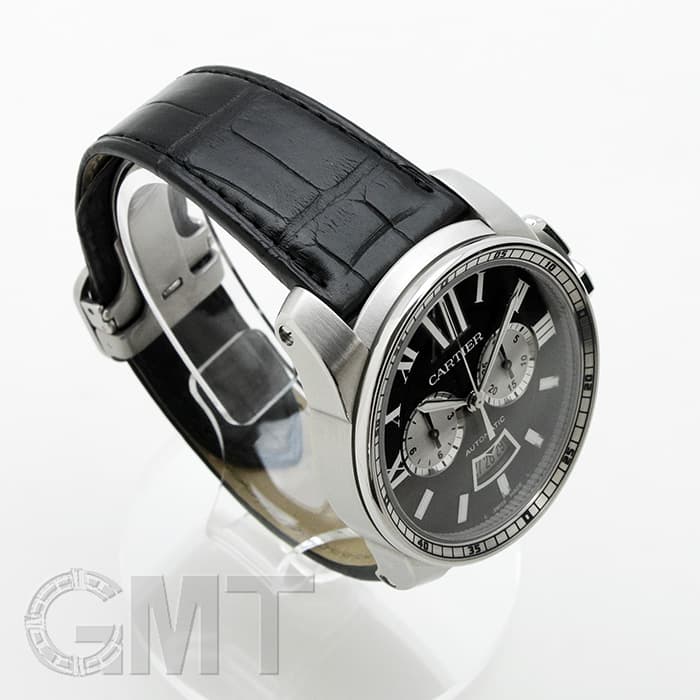 中古)CARTIER カルティエ カリブル ドゥ カルティエ クロノグラフ