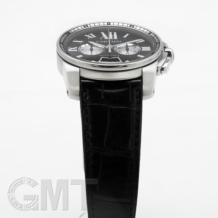 中古)CARTIER カルティエ カリブル ドゥ カルティエ クロノグラフ