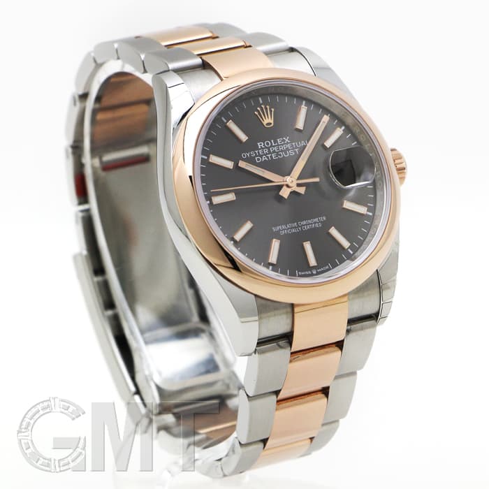 ターシャ 新品)ROLEX ロレックス デイトジャスト 36 126201 ダークロジウム