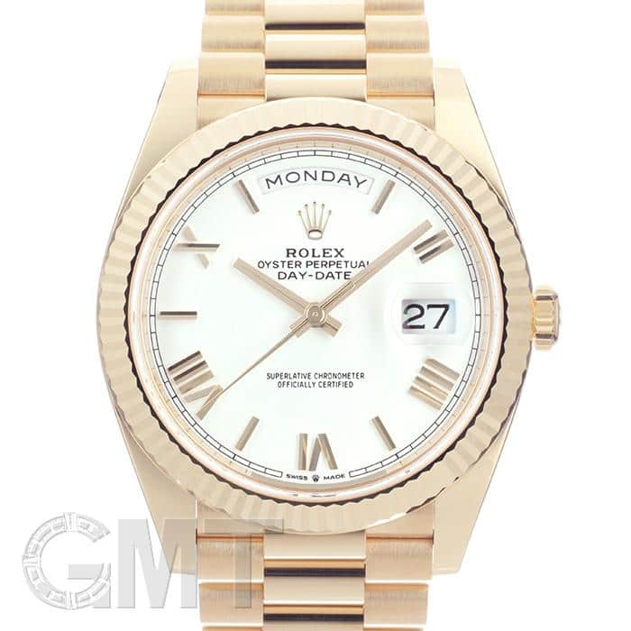 中古)ROLEX ロレックス デイデイト 40 228238 ホワイトローマ（商品ID
