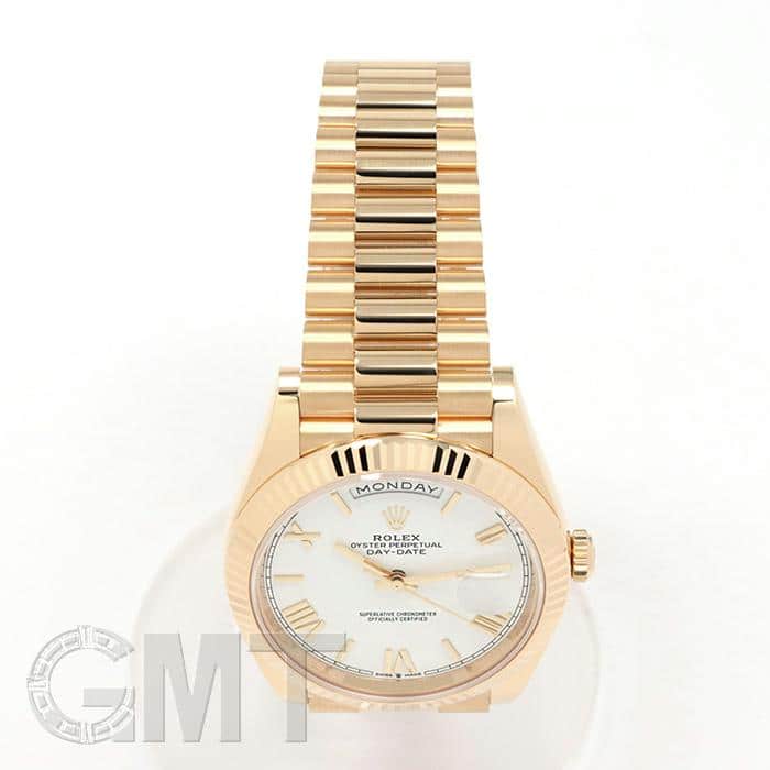 中古)ROLEX ロレックス デイデイト 40 228238 ホワイトローマ（商品ID