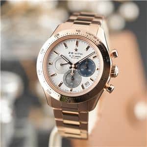 中古)ZENITH ゼニス クロノマスター スポーツ ホワイト 18.3101.3600