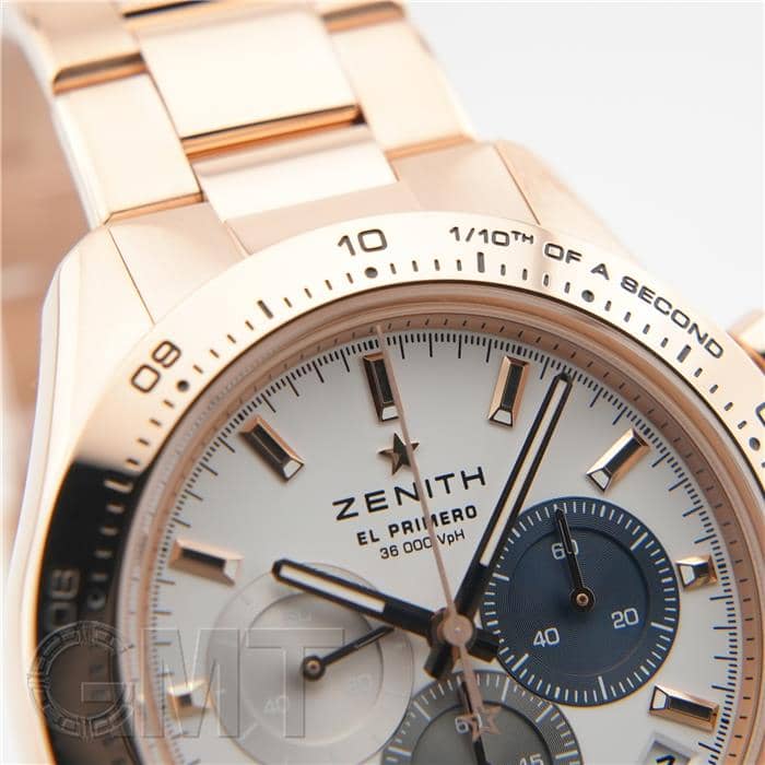 中古)ZENITH ゼニス クロノマスター スポーツ ホワイト 18.3101.3600