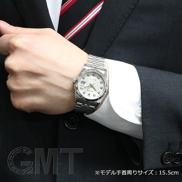 中古)ROLEX ロレックス デイトジャスト 116234G シルバー