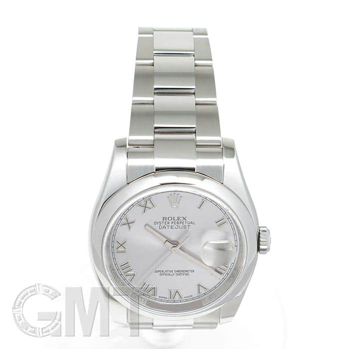 中古)ROLEX ロレックス デイトジャスト 116200 グレー ローマ（商品ID