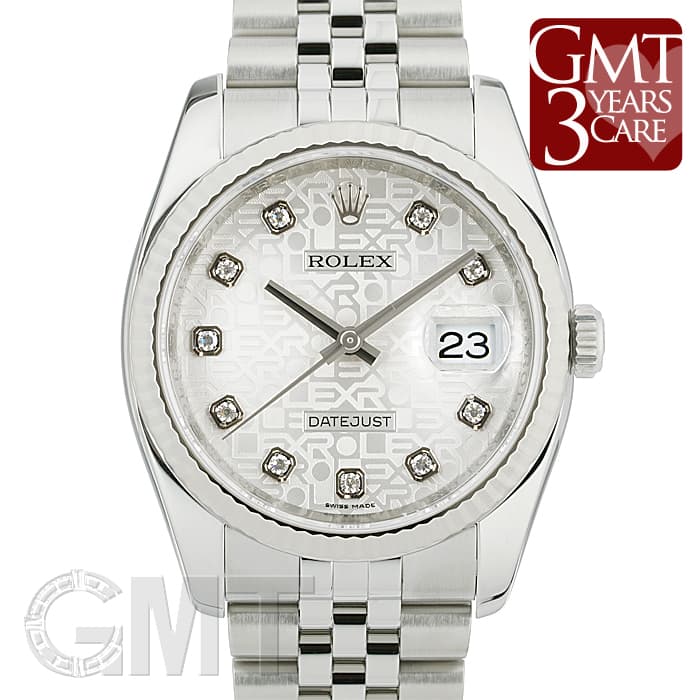 中古)ROLEX ロレックス デイトジャスト 116234G シルバー