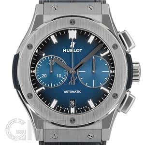 HUBLOT ウブロ クラシック フュージョン クロノグラフ  チタニウム ディープ ブルー  521.NX.6670.LR.JPN18 メイン