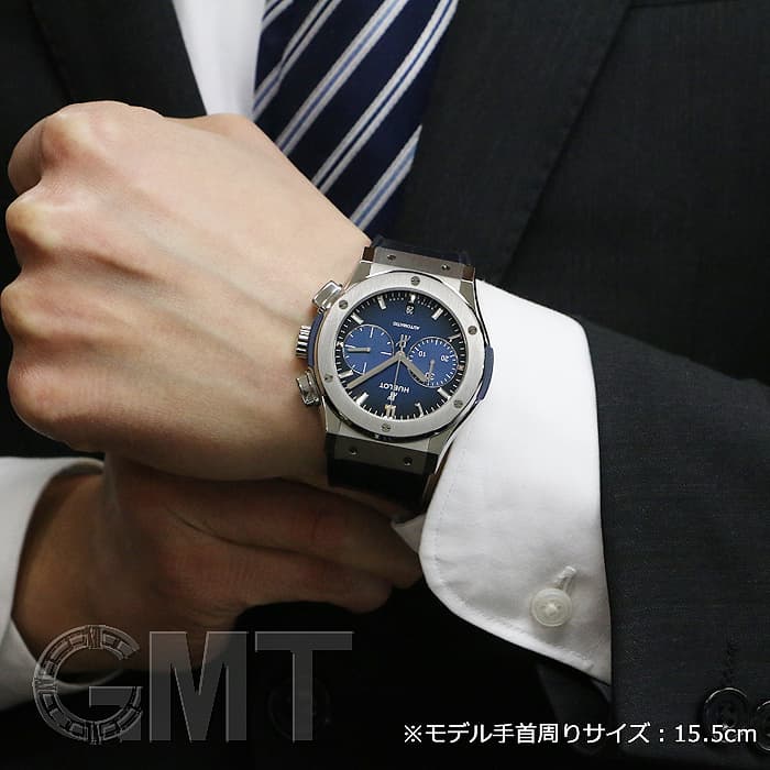 中古)HUBLOT ウブロ クラシック フュージョン クロノグラフ チタニウム
