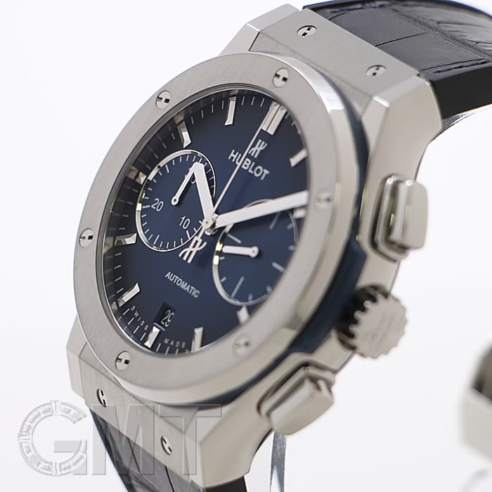 中古)HUBLOT ウブロ クラシック フュージョン クロノグラフ チタニウム