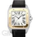 CARTIER カルティエ サントス 100 MM SS×PG レザー W20107X7