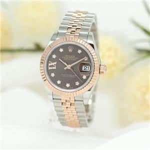 ROLEX ロレックス デイトジャスト 28 279171G チョコレート スター IXダイヤ ジュビリーブレス メイン