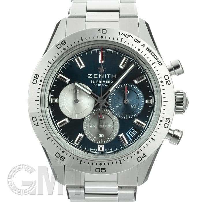 新品)ZENITH ゼニス クロノマスター スポーツ ブルー 03.3114.3600/51