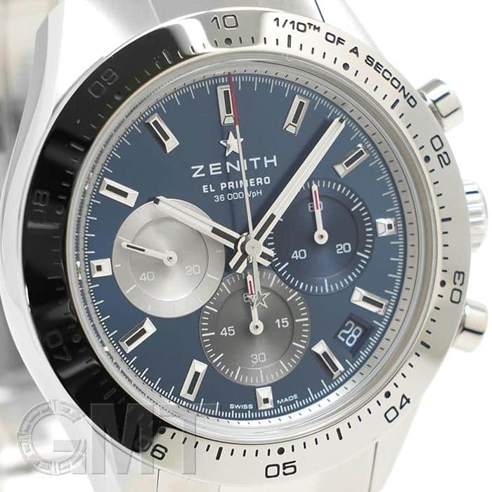 新品)ZENITH ゼニス クロノマスター スポーツ ブルー 03.3114.3600/51