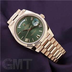 ROLEX ロレックス デイデイト 40 228235 オリーブグリーン ローマ メイン