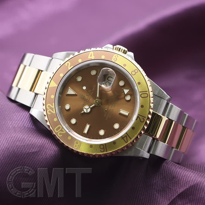 中古)ROLEX ロレックス GMTマスター II 16713 ブラウン（商品ID