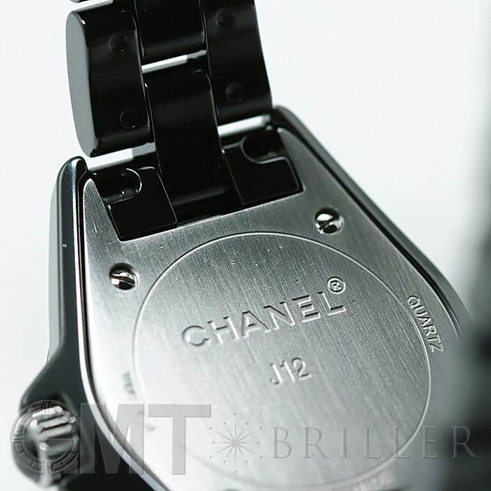 中古)CHANEL シャネル J12 ブラックセラミック 8Pダイヤ 29mm H2569