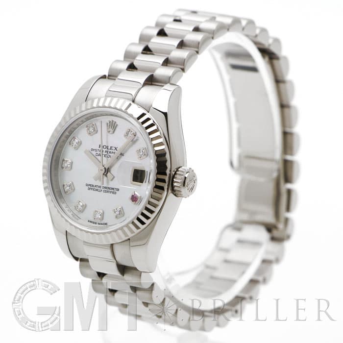 中古)ROLEX ロレックス デイトジャスト 179179NG ホワイト
