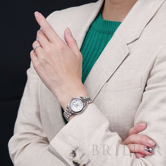 中古)ROLEX ロレックス デイトジャスト 179179NG ホワイト