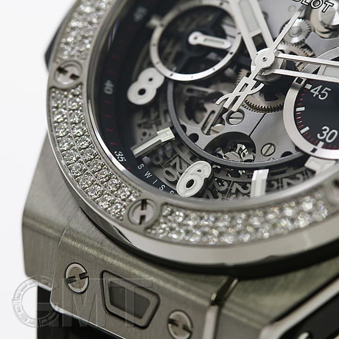 中古)HUBLOT ウブロ ビッグバン ウニコ チタニウム ダイヤモンド