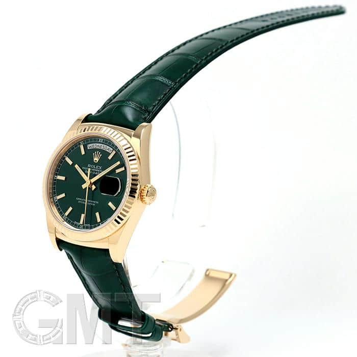 中古)ROLEX ロレックス デイデイト 36 118138 グリーン（商品ID