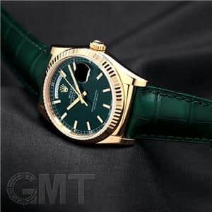 中古)ROLEX ロレックス デイデイト 36 118138 グリーン（商品ID