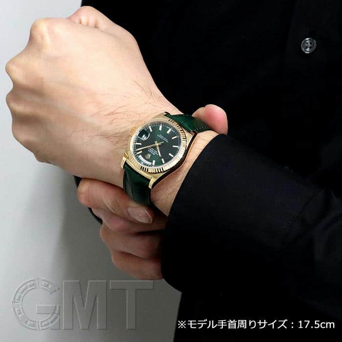 ROLEX ロレックス デイデイト36 118238 腕時計
 K18イエローゴールド K18YG サンレイグリーン文字盤 自動巻き ユニセックス【中古】 デイデイト 36 Ref.118238｜WATCHNIAN公式通販