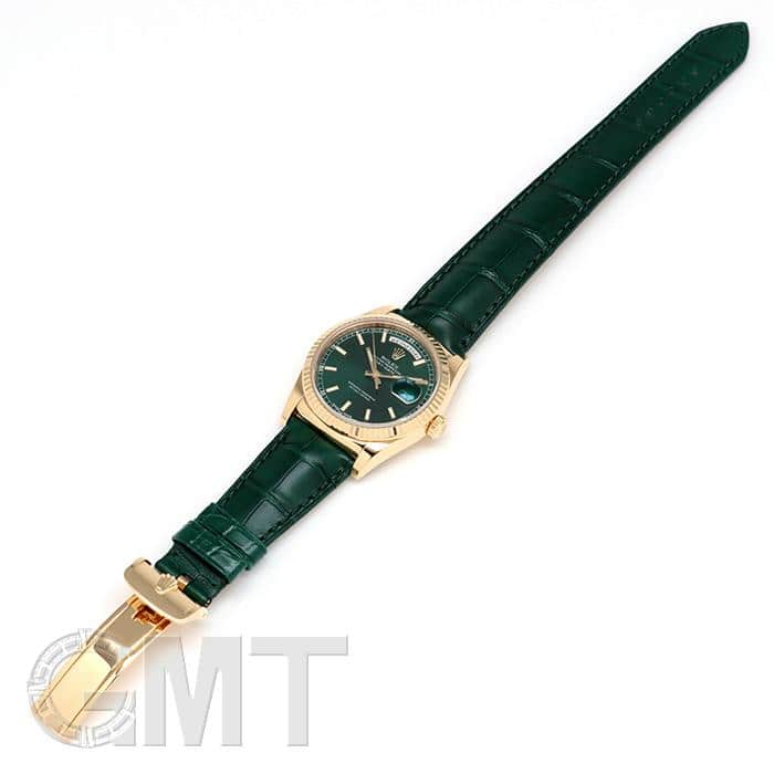 中古)ROLEX ロレックス デイデイト 36 118138 グリーン（商品ID
