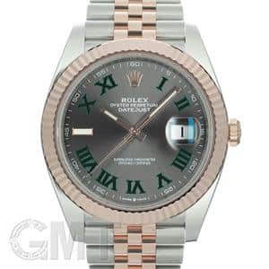 ROLEX ロレックス デイトジャスト 41 126331 グレー/グリーンローマ ジュビリーブレス メイン