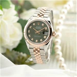 ROLEX ロレックス デイトジャスト 28 279171G オリーブグリーン メイン
