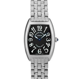 FRANCK MULLER フランク・ミュラー トノーカーべックス 1752QZ ブラック SSブレス メイン